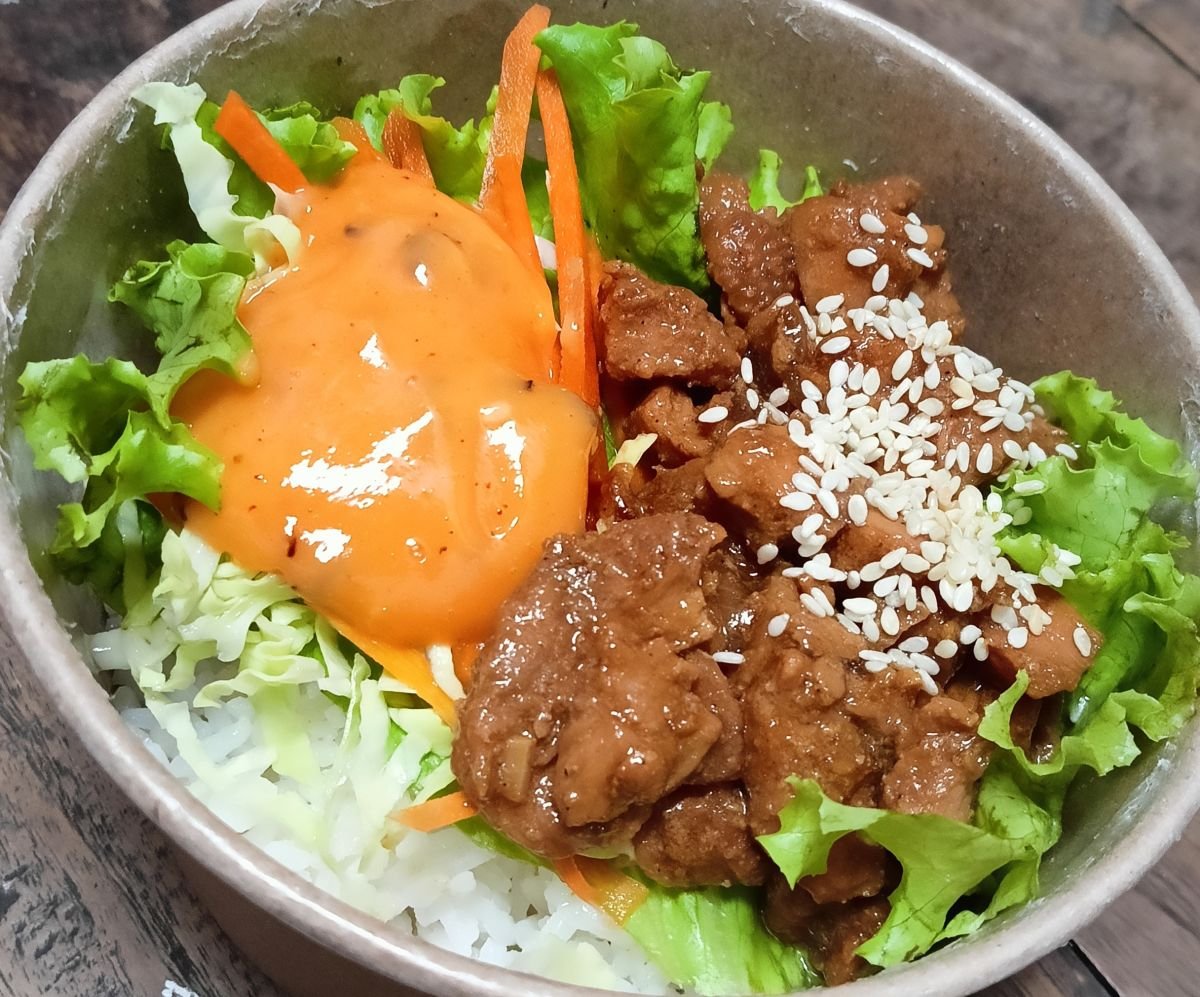 rice bowl  chicken teriyaki