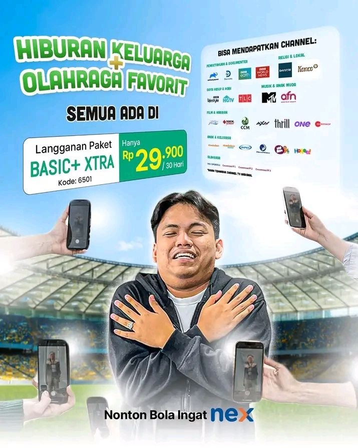 Nexparabola Paket BASIC EXTRA Champions