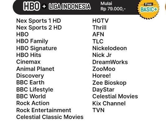 Nexparabola HBO+ Liga Indonesia