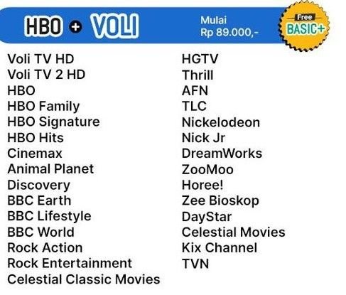 Nexparabola HBO+ voli