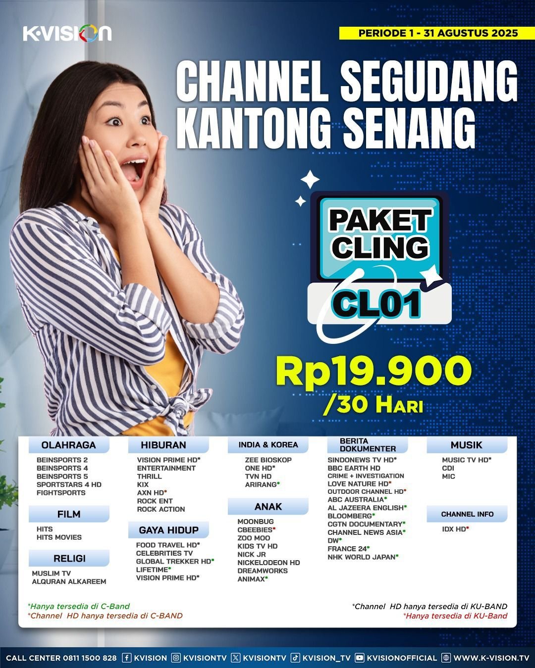 K-vision paket CLING